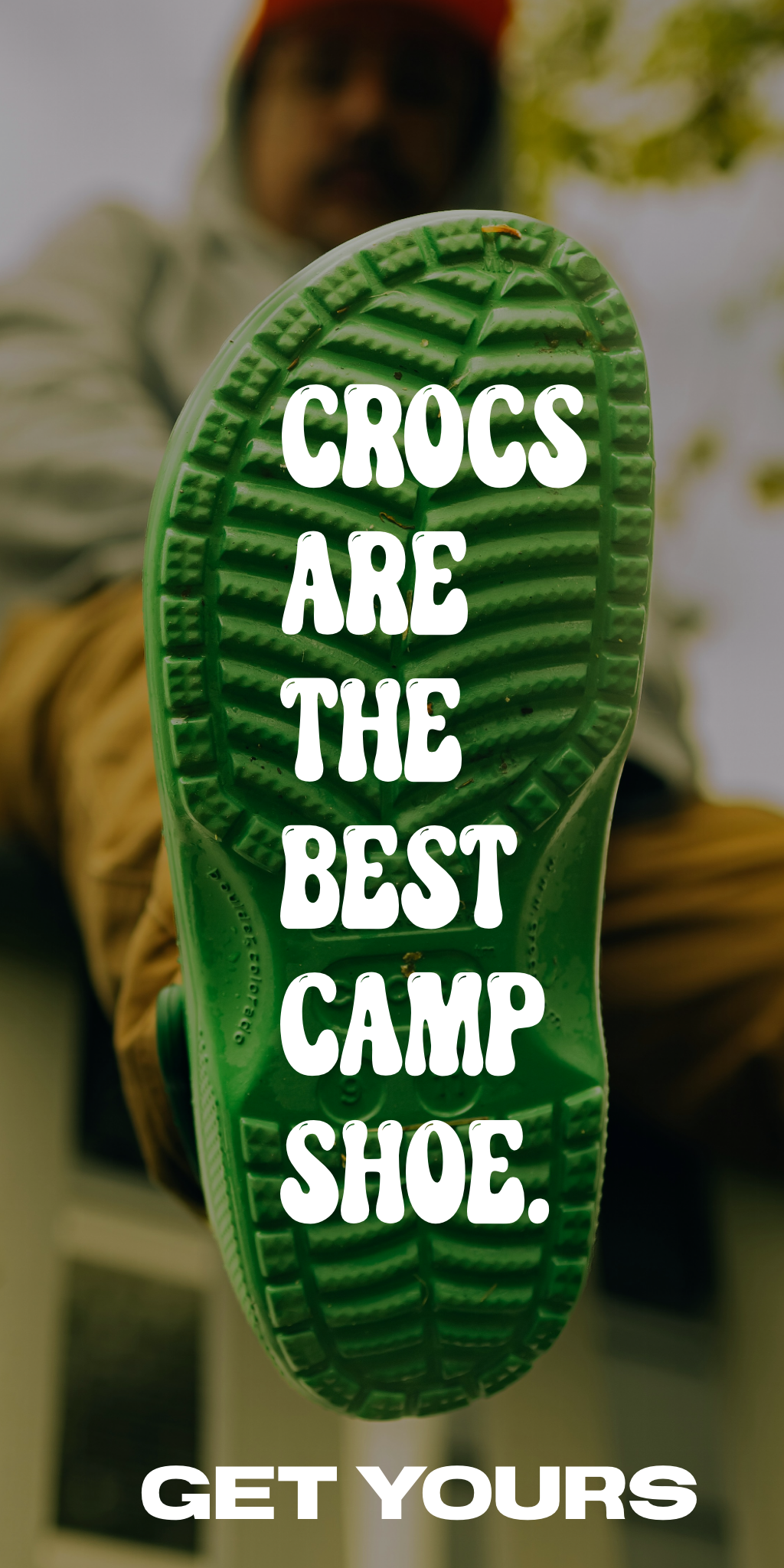 Crocs are the best camp shoes
